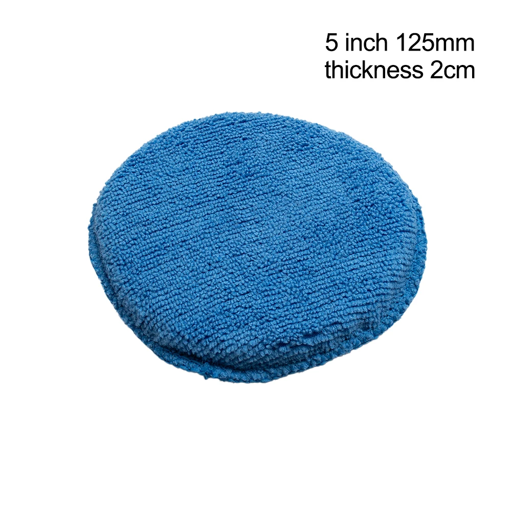 10pcs 5 Inch 125mm Car Polishing Pads Wax Foam Sponge Microfiber Cleaning er Cleaning Detailing Pads For Car Waxing car polishing pad car polish pad car polishing sponge polishing sponge set polishing wheel disc polishing wheel kit