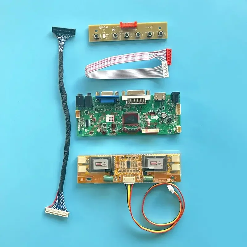 

For M270H1 M236H1 M216H1 HSD250MUW2 LCD Driver Controller Board Kit DIY VGA DVI 30Pin LVDS Panel HDMI-Compatible 4CCFL 1920*1080