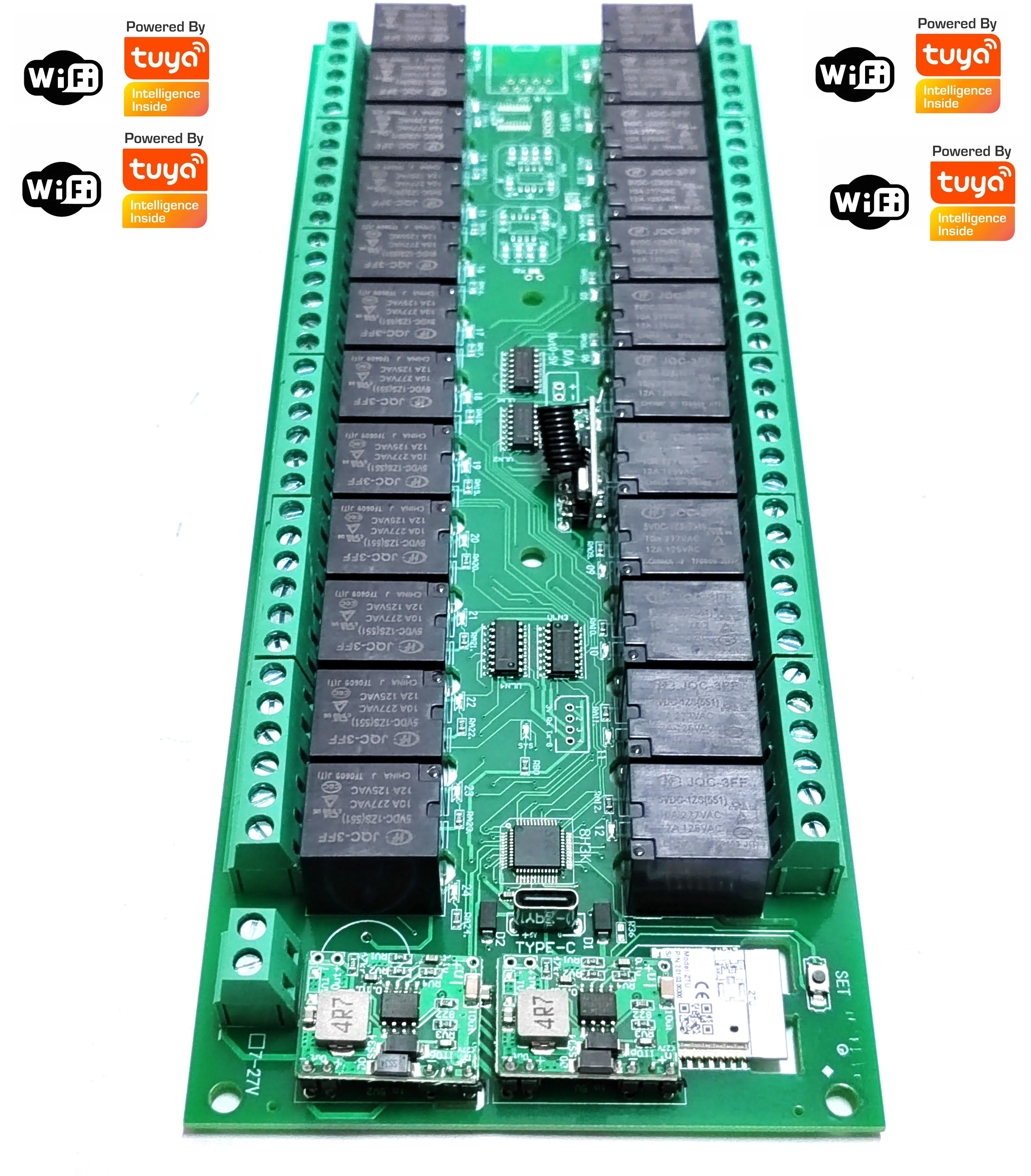 with 24 switch inputs 24 Channel Smart WiFi or Zigbee Relay Switch ...