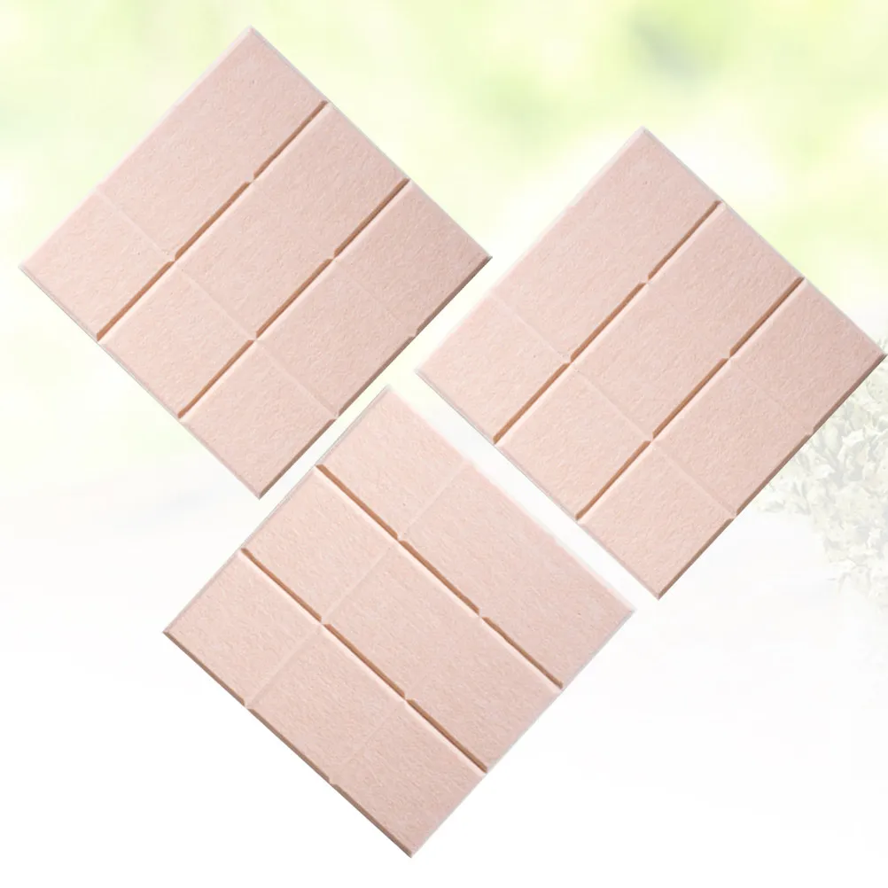 3Pcs 사진 디스플레이 보드 메시지 보드 벽 장식 입체 장식품 사용하기 쉬운 거실용 흔적 없는 펠트 디자인