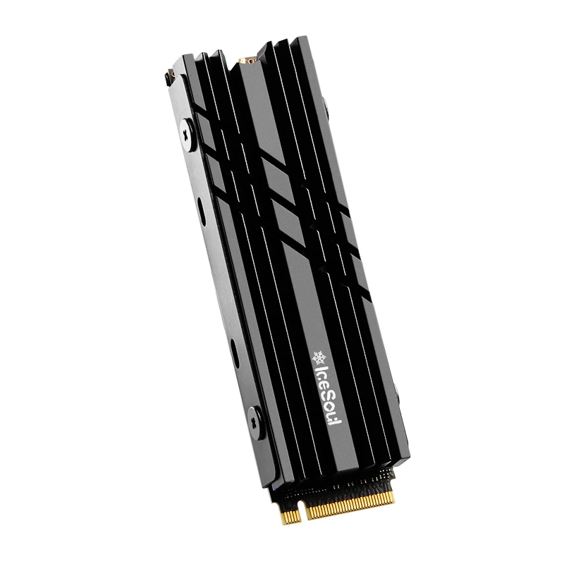 Disipador de calor FinalCool IceSoul 01Pro M.2 2280 SSD, disipador de calor de doble cara, con almohadilla térmica de silicona para PC/PS5 M.2 NVMe SSD
