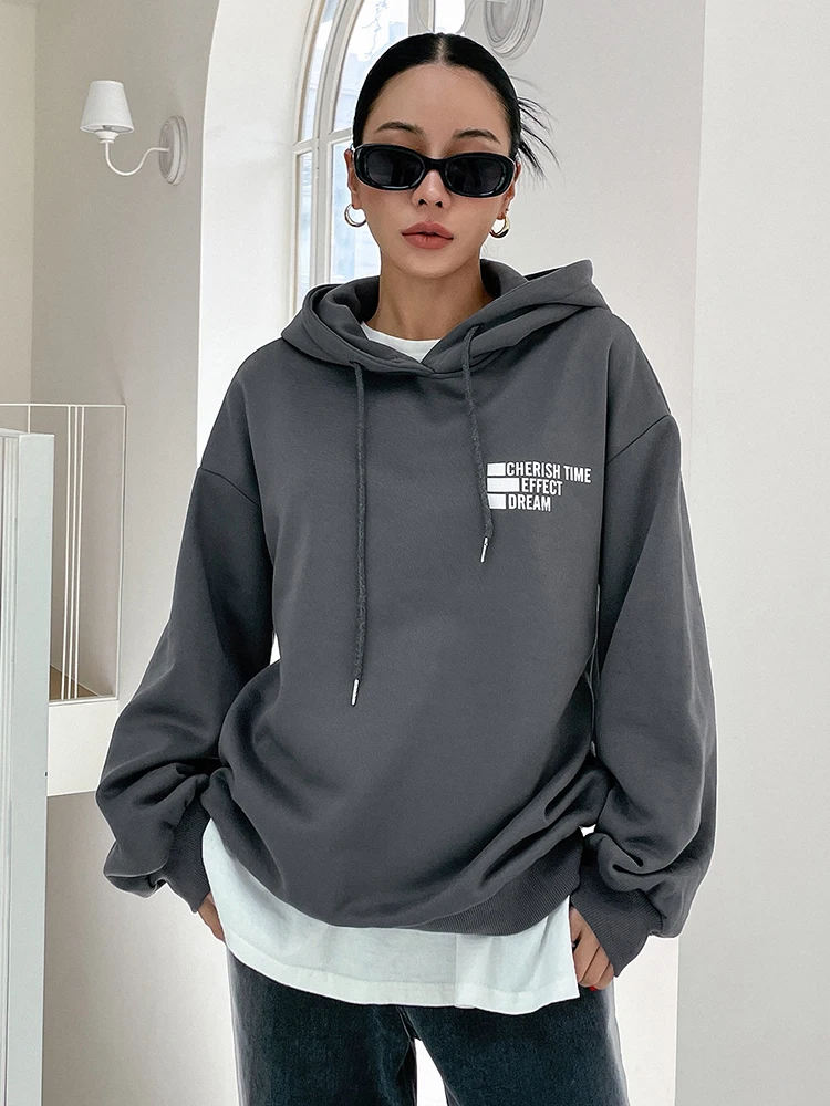 ぷくCherish Oversized Sweatshirt ぷくCherish Oversized Sweatshirt Logo Embossed Ribbed