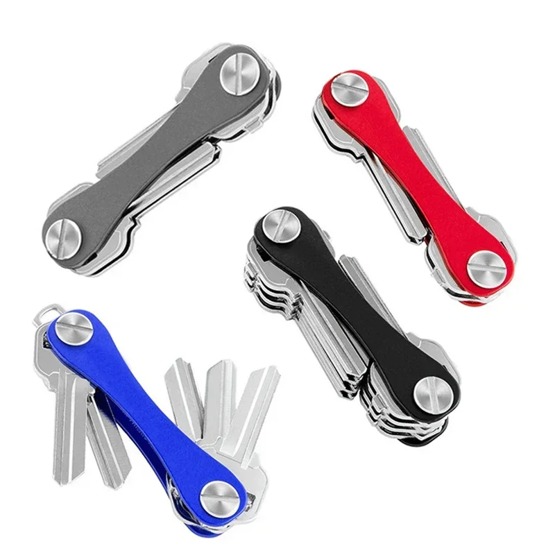 

Smart Keychain Mini Keychain Aluminum Alloy Key Clip Metal Key Organizer Key Chain Key Receiver Storage Box