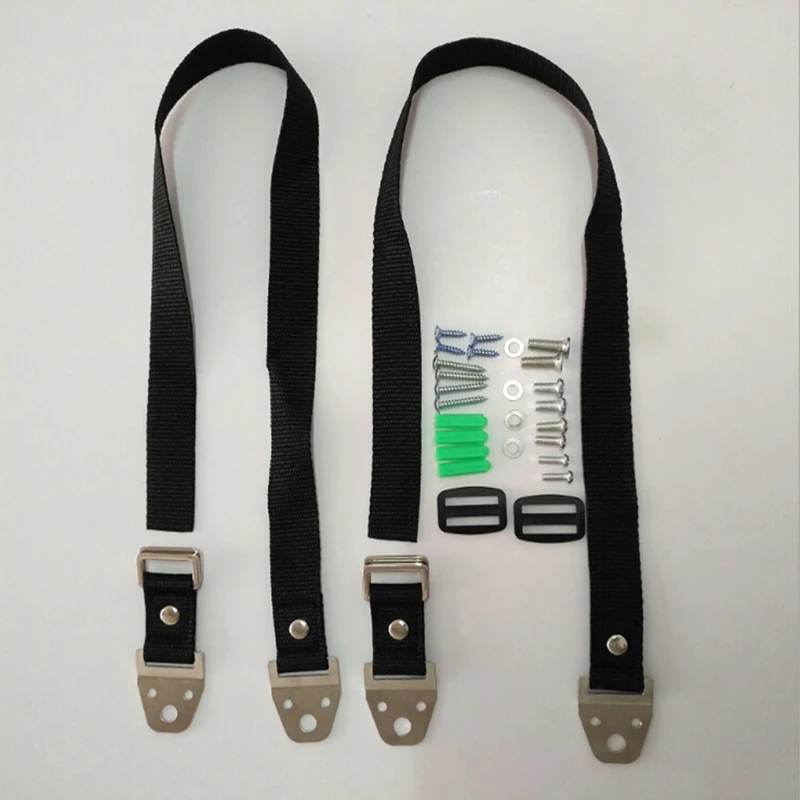 Baby Safety Anti-Tip Straps 2pcs/Pack for Flat TV and Furniture Wall Strap Child Lock Protection