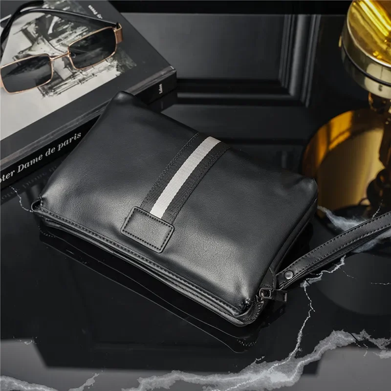 

Pu Soft Handy Wrist Quality High Purse Trendy Bag Wallet Male Phone Large Clutch Fashion Bags Business Men Leather Bag Trendy