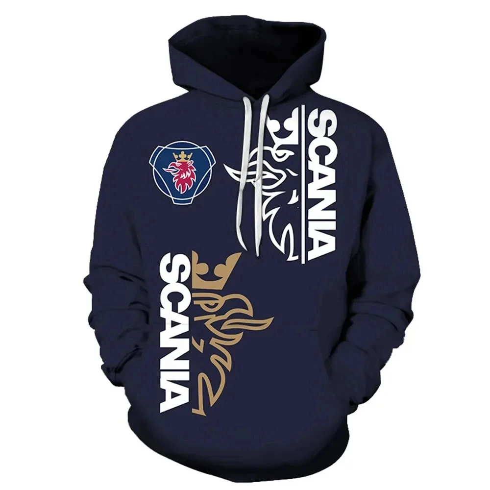 

2024 new men's Ford car logo 3d printing zippered hoodie men's and women's Harajuku pullover racing jacket