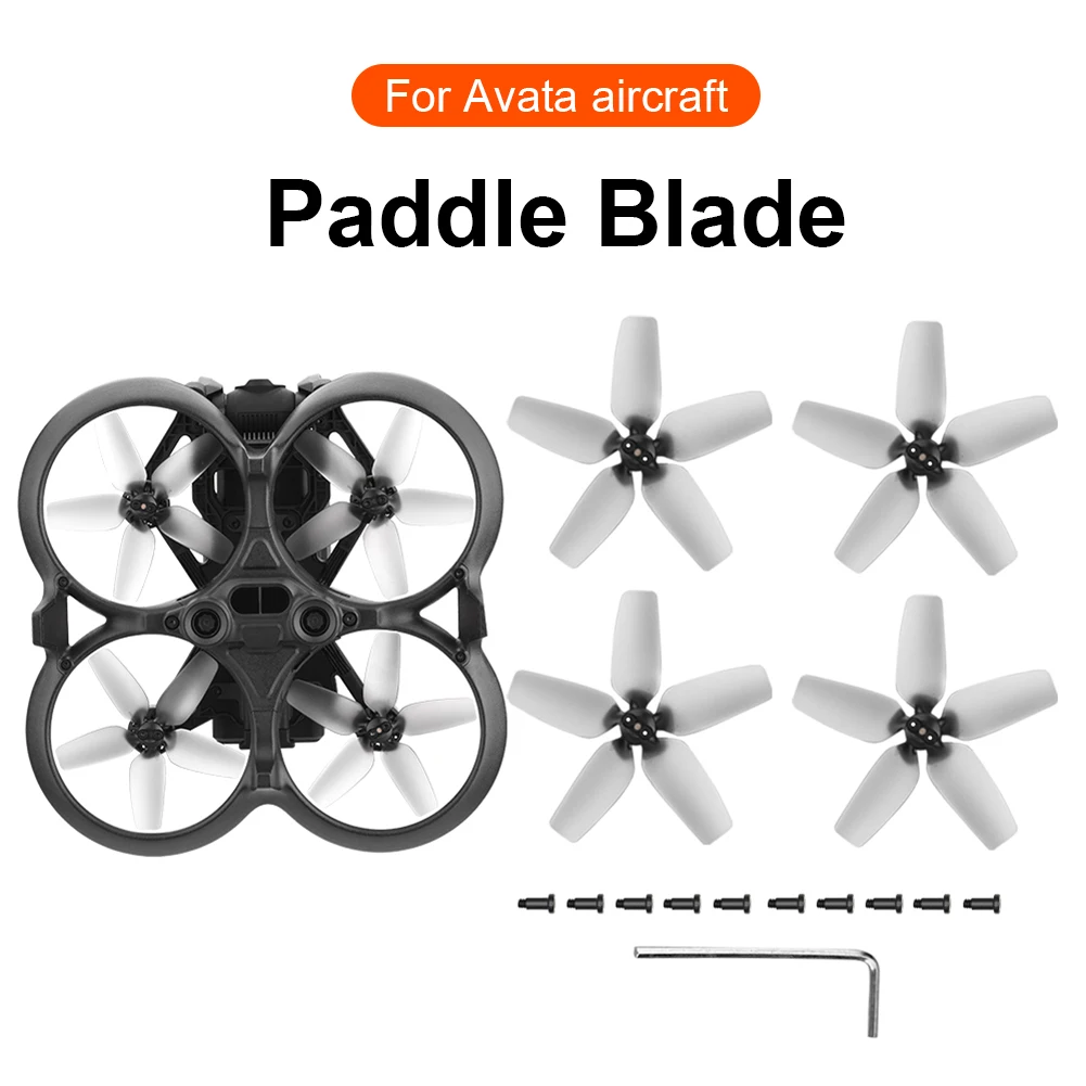 4pcs Drone Propeller Props Drone Accessories for DJI Avata Lightweight Propeller Wing Blade Noise Reduction Replacement Parts