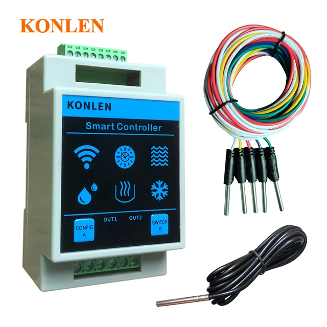 Smart Life Temperature Sensor WIFI Water Level Thermometer Controller App Remote Leakage Alarm For Pool Tank Boiler Heater Pump