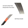 14FT Stainless Steel Pole Saw Tree Trimming Cutter Extension Pruning Blade Manual Yard Garden Patios Trees Oak Palm Fronds Pines 2