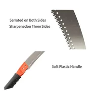14FT Stainless Steel Pole Saw Tree Trimming Cutter Extension Pruning Blade Manual Yard Garden Patios Trees Oak Palm Fronds Pines 2