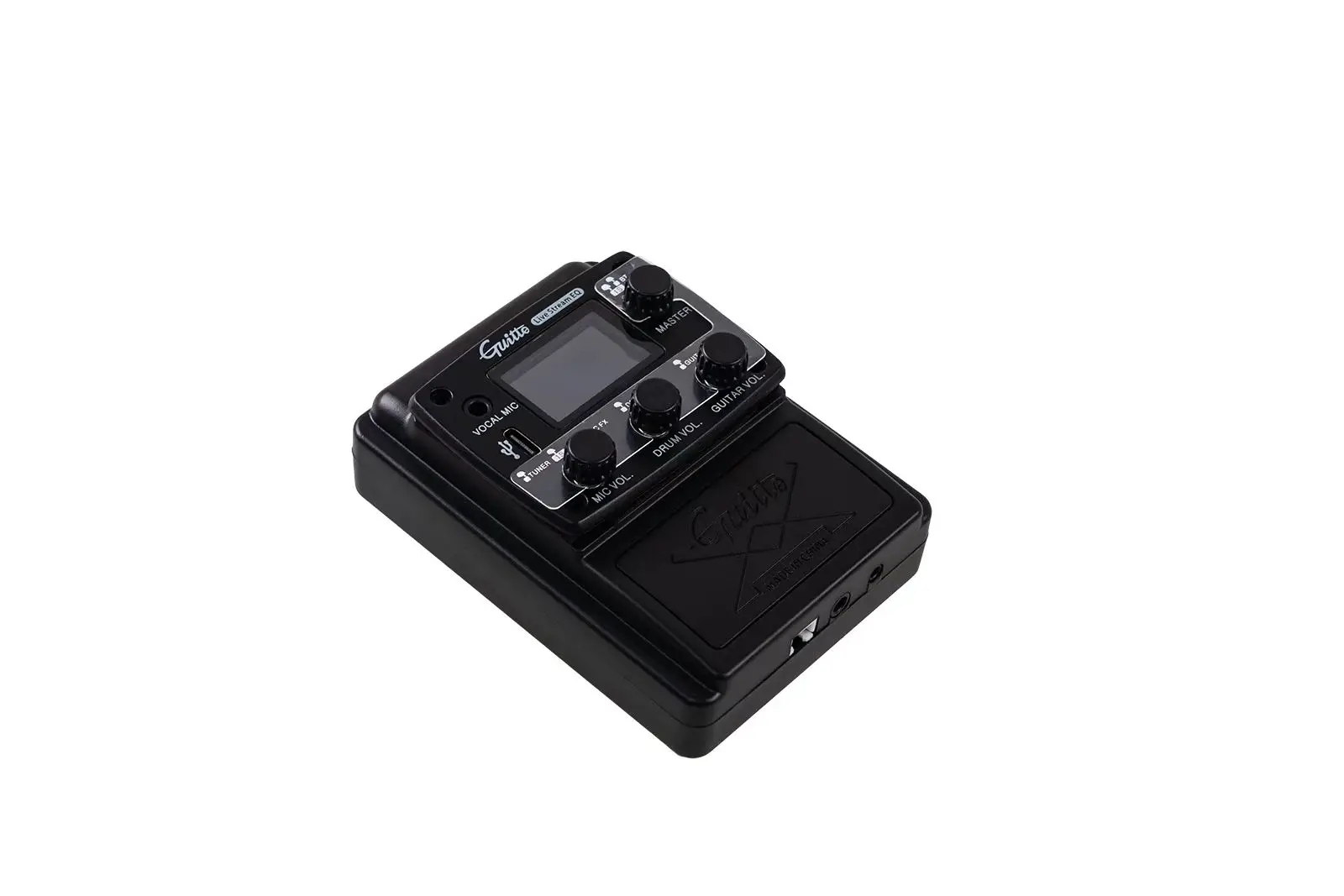 Guitto GGP-05 acoustic guitar multifunctional vibration pickup for live streaming JOYO digital live stream EQ with microphone