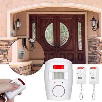 Wireless Motion Sensor Detector Alarm for Home Door Window Garage Alarm Security System 120dB Loud Siren with 2 Controls 1
