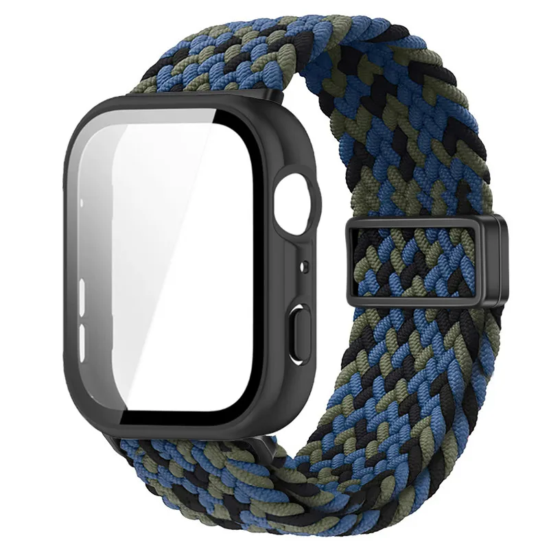 Braided Nylon Strap with Magnetic Buckle and Protective Screen Cover
