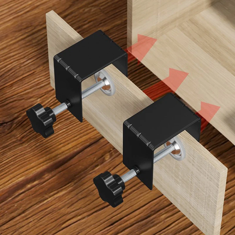 Home Improvement Smooth Woodworking Drawer Front Installation Clamp Hardware Jig Accessories Fasten Stable Stainless Steel