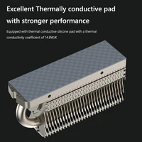 HR-09 M. 2 2280 SSD Heat Sink Fully Electroplated Reflow Welding AGHP HeatPipe M.2 Solid State Drive Radiator SSD Cooler - Image 4