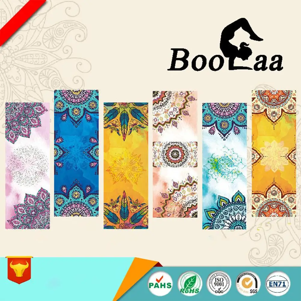 Yoga Towel Mat Non Slip Sweat Absorbent Mat Microfiber Yoga Towel With Grip Dots Hot Pilates And Workout 72x 25 Inch