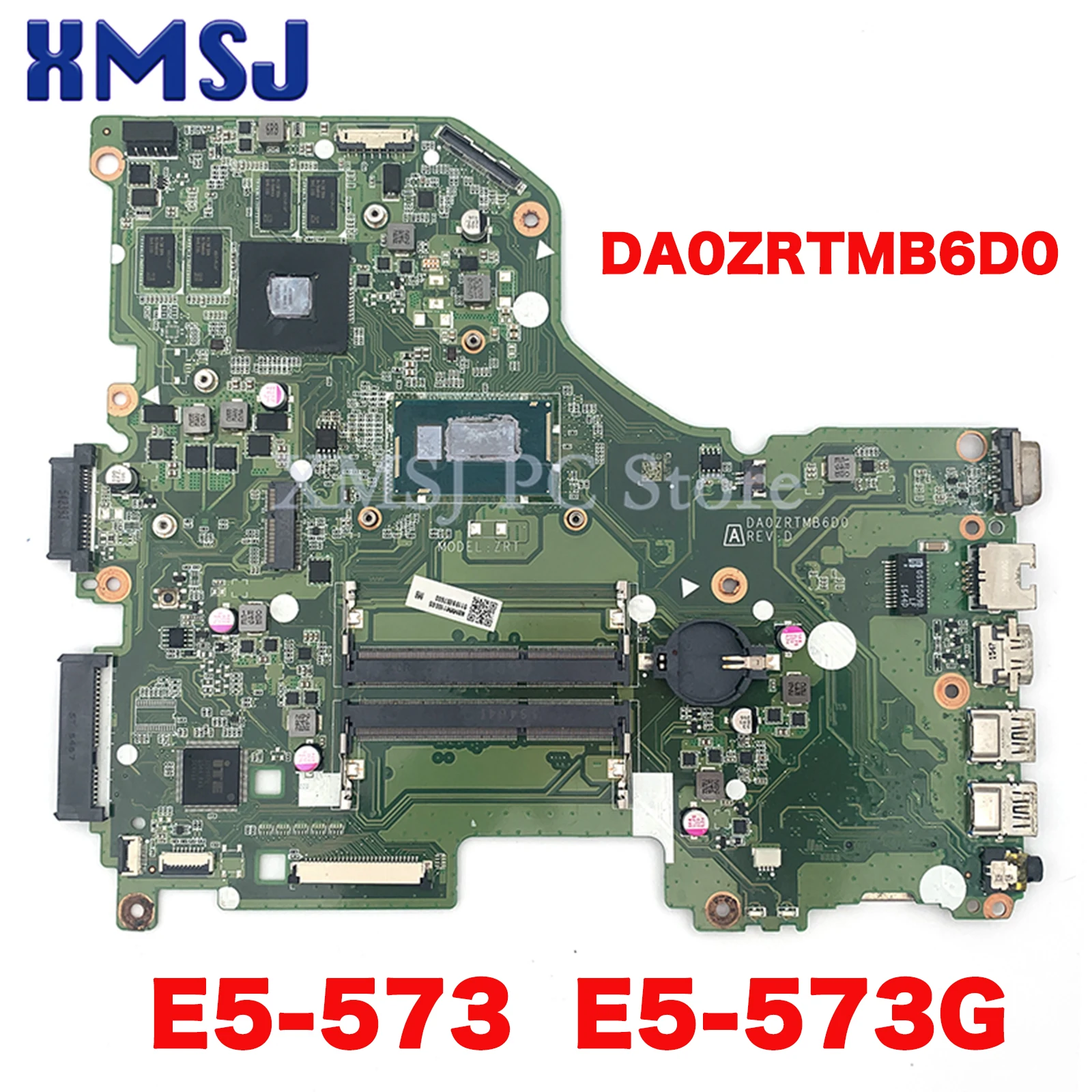 

Материнская плата для ноутбука Acer Aspire E5-573 DA0ZRTMB6D0 с процессором I3 I5 I7 GT920M GT940M GPU NBMVM11006 NB.MVM11.006 DDR3