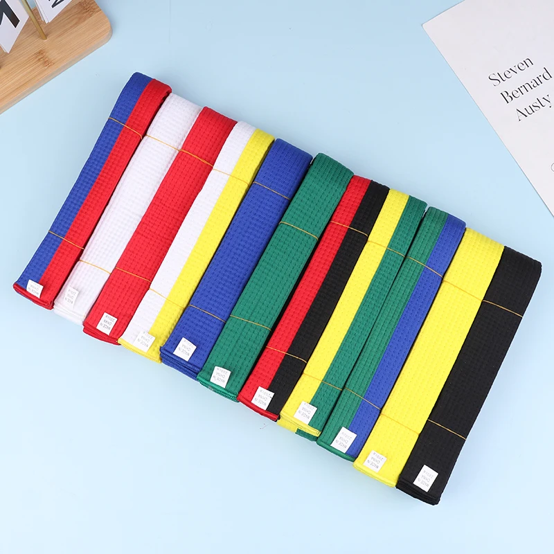 1PC 200cm Taekwondo ITF Belt Color Belt Martial Arts Karate Judo Uniform Accessories Quality Cotton Road