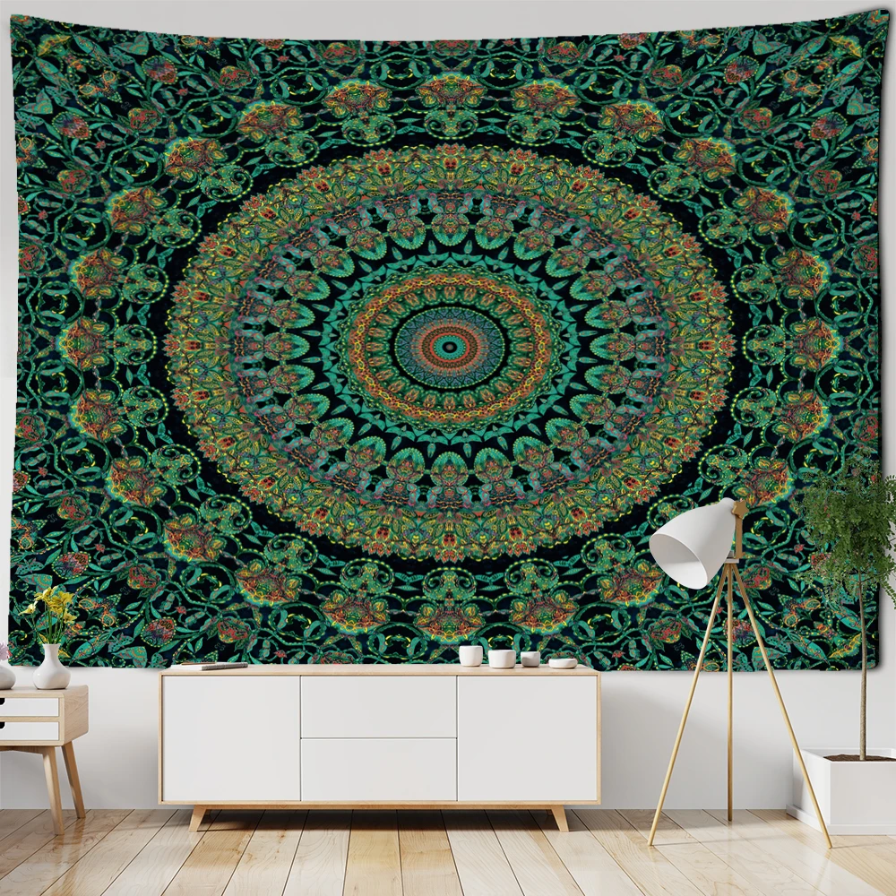 Tapestry decorations Mandala Tapestry Wall Hanging Mystic Witchcraft Boho Psychedelic Hippie Art Tapiz Bedroom Home Decor