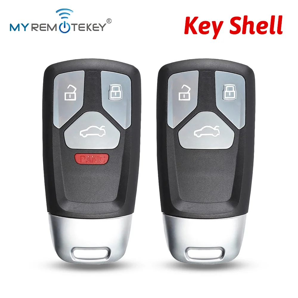 Carcasa de Llave Inteligente MYREMOTEKEY 4M0 959 754 de 3/4 Botones para Audi A3 TT R8 A4 A5 Q5 Q7 S5 SQ5