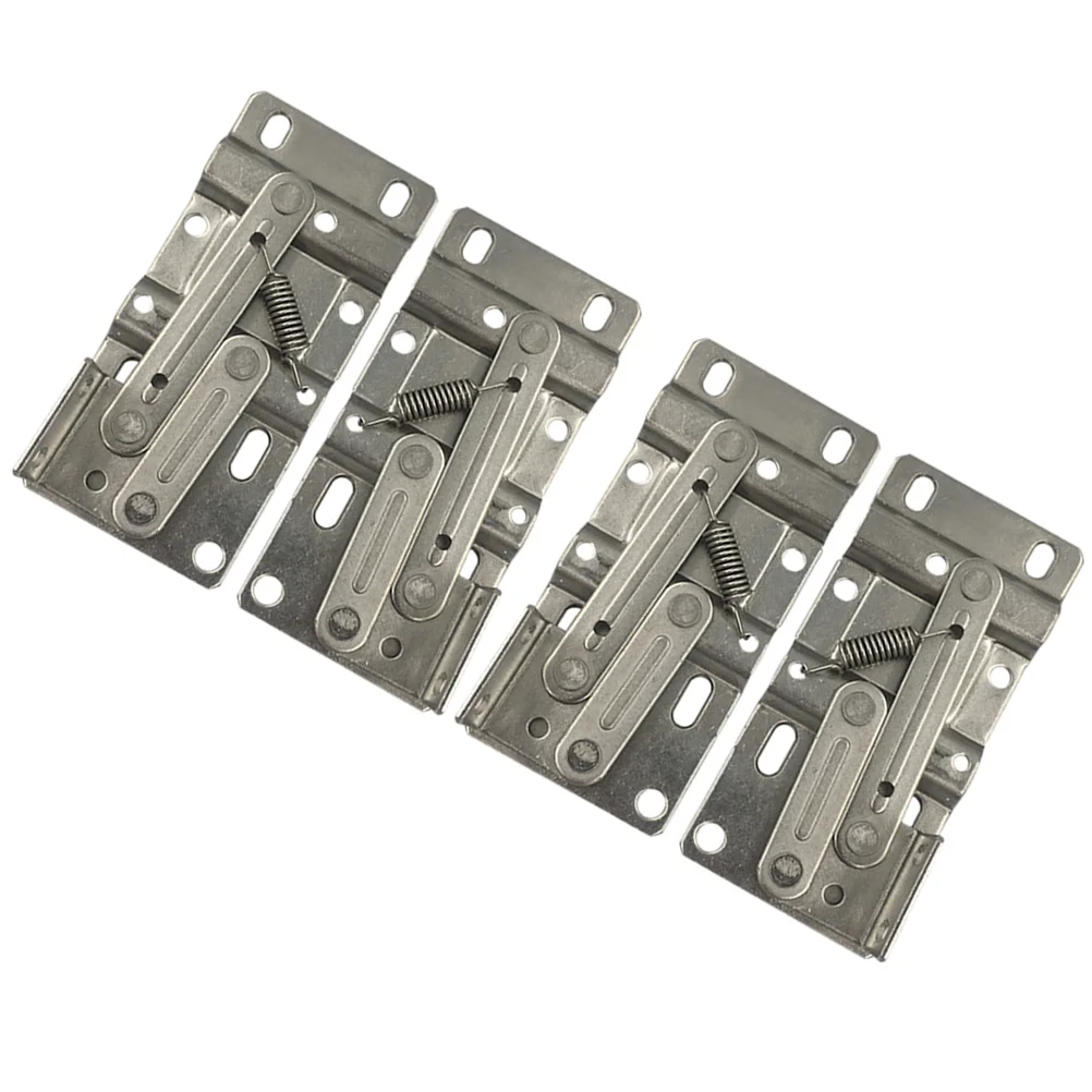 

4 Pcs Spring Hinge Tip Out Tray Hinges Soft Sink Base Drop down Kitchen Cabinet Pivot for Locking Doors The Hardware 45 Degree
