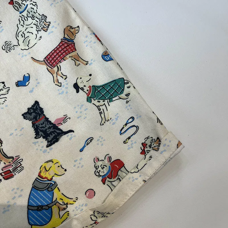 2024 Spring Fall Kids Pants cartoon dogs Children's straight Trousers Boys Girls loose casual pants 4