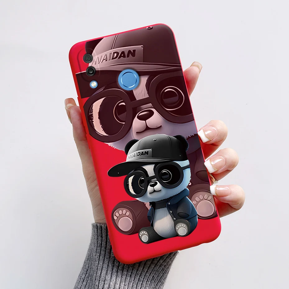 Cute Rabbit & Panda Painted Soft Silicon Cover for Huawei Honor Play 6.3