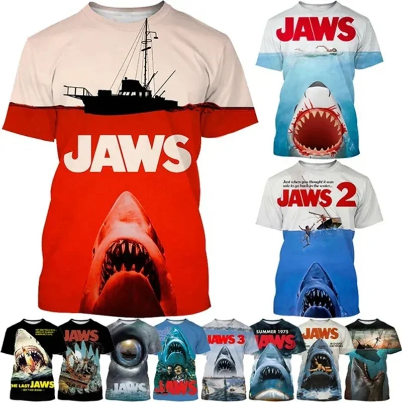3D Shark Horror Tee 1
