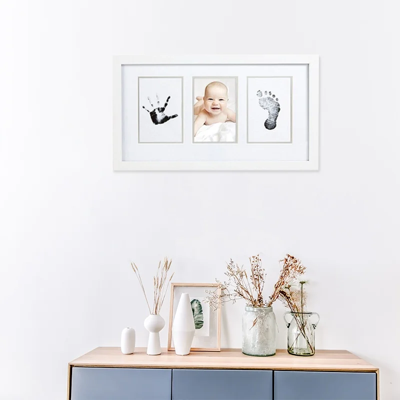Baby Handprint Footprint Photo Frame Kit 6