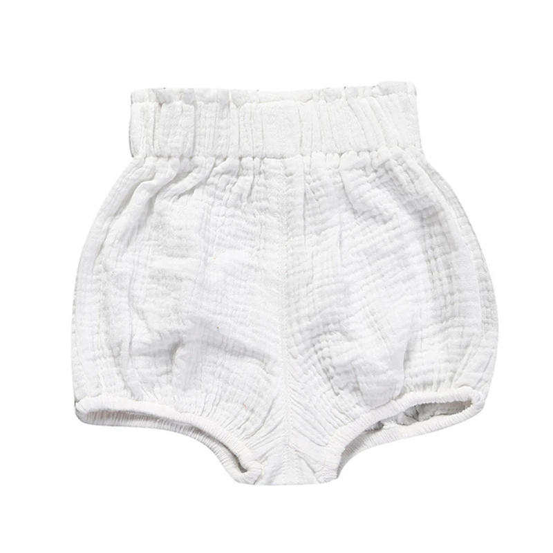0-6Y Newborn Baby Bloomers Shorts PP Pants Cotton Linen Girls