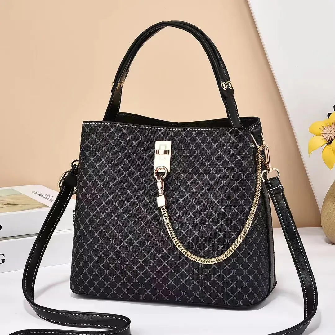 Women's Luxury Handbag 2023 Hot Sale New Popular Fashion Printed Mother  Child Bucket Bag Versatile One Shoulder Crossbody Bag - AliExpress