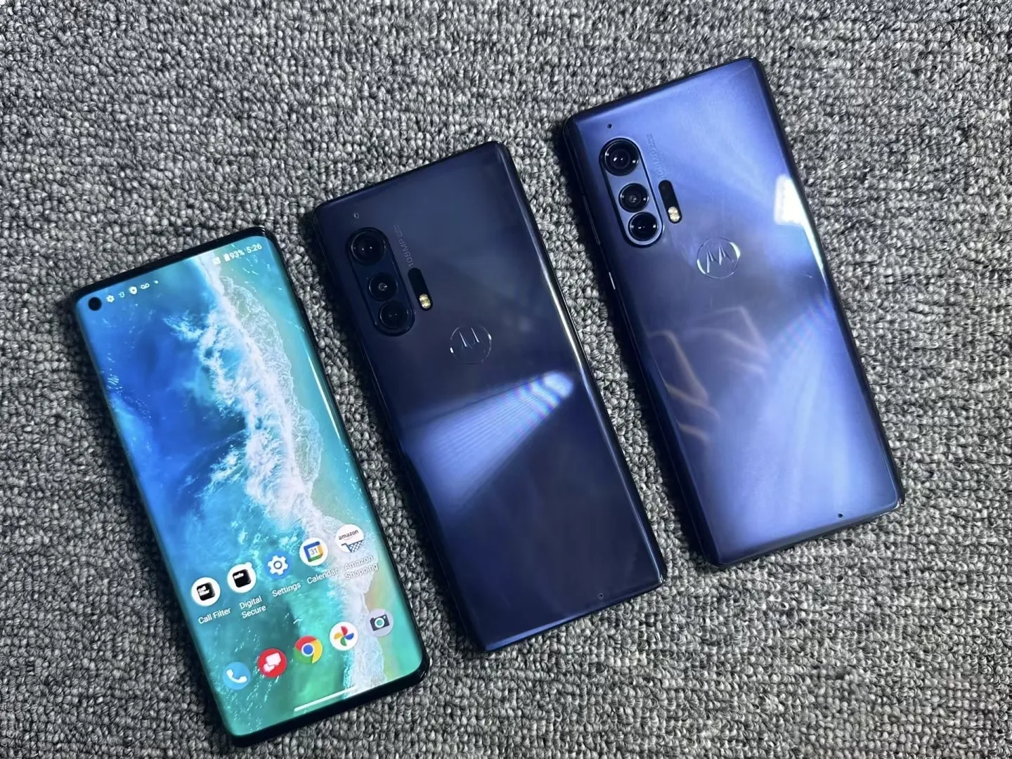 Motorola Moto Edge+ XT2061 5g SmartPhone AMOLED Screen 5000mAh  6.67 Inch 108MP Camera  All colors in good condition Used Phone