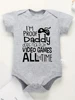Funny Infant Outfits 0 to 24 Months Baby Boy and Girl Clothes Onesies Cotton Multicolor Round Neck Newborn Bodysuit European 5