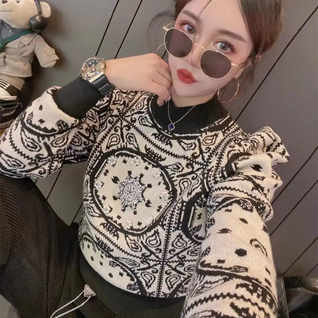

Turtleneck Women Turtleneck Women Hooded Sweater Women's Winter Shirt Long Sleeve Women Knit Knitwear Women Winter 2023 TOP