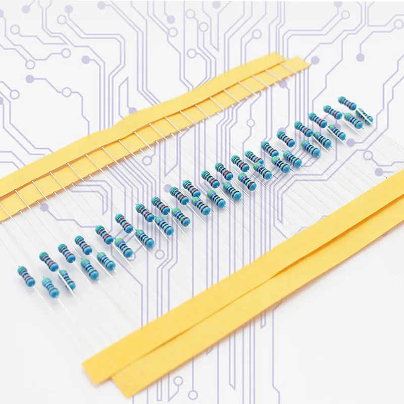 1/4W Resistor Kit (10&Omega;~1M&Omega;) Metal Film Resistor 30 Value Assortment Set 0.25W Resistors 10 OHM 100 OHM 1K 10K 20K 100 resistance metal film resistor metal film resistors