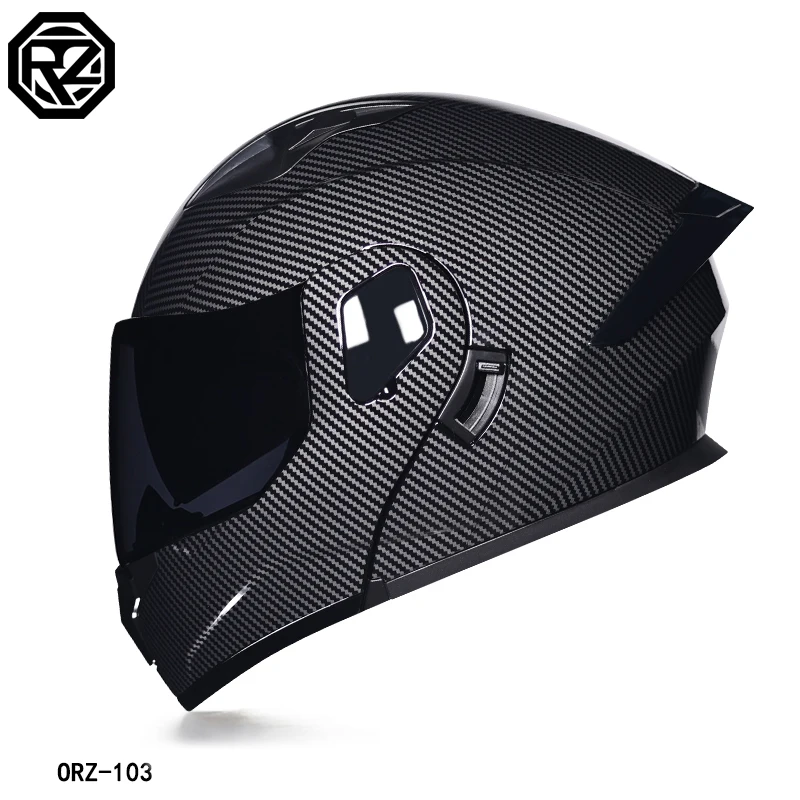 ORZ オフロード サイズL 新品 ATV ヘルメット認定、フルフェイス Orz-男性と女性のためのフルフェイスのオートバイのヘルメット