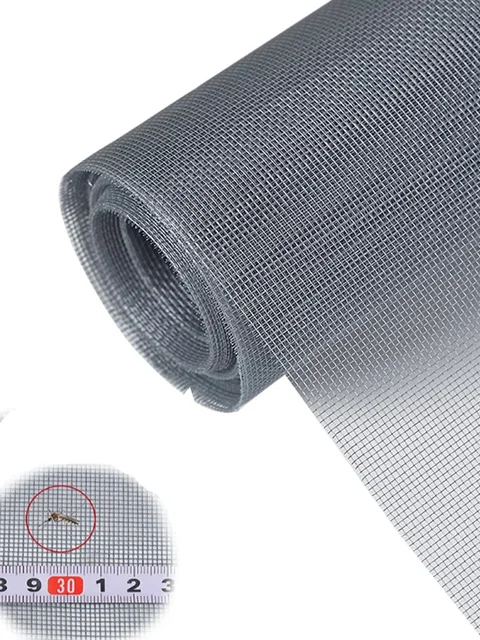 Large Mosquito Netting Rolls Breathable & Transparent Nano PP Mesh, Insect-Resistant Screen for Windows & Doors 2
