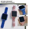 Electroplated light color change set for Apple Watch model 44/45/41/40/49/42/38mm strap, simple fashion for iwatch series 987654 6