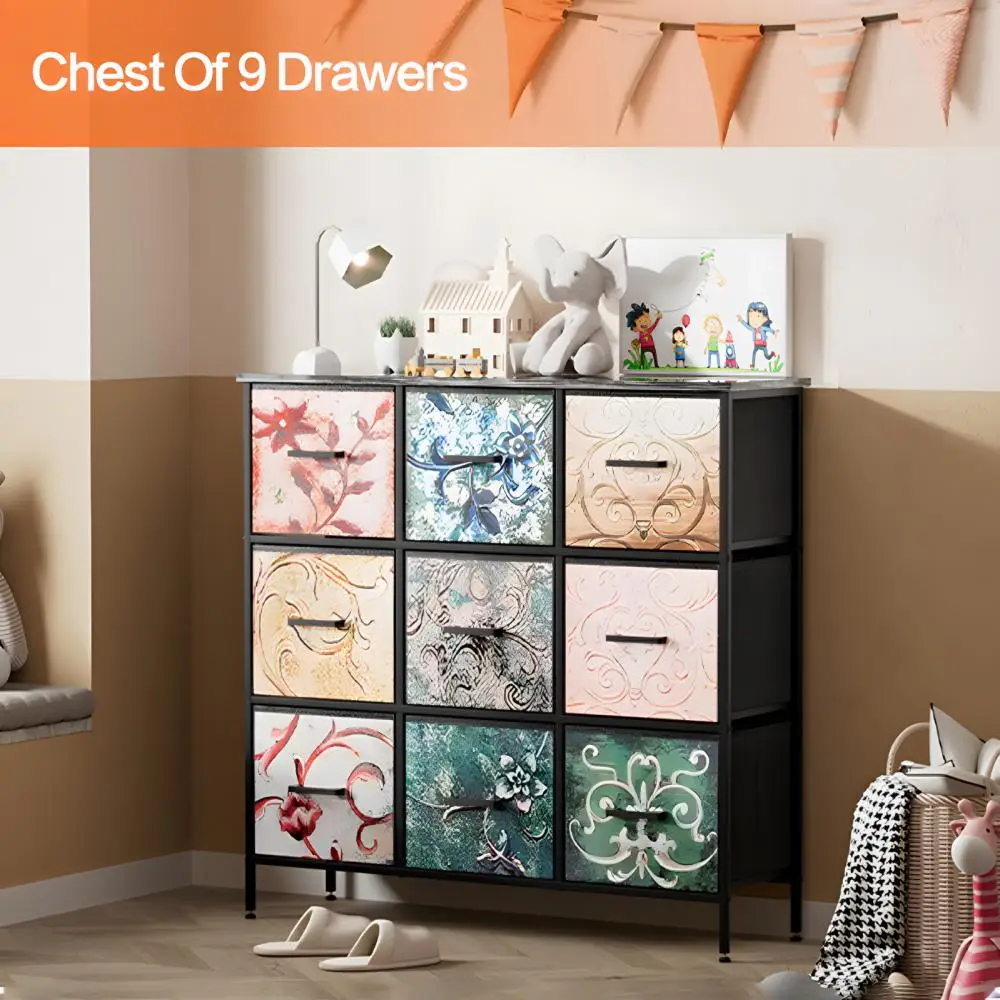 

Chest Of 6/8/9 Drawers Removable Bedroom Drawer Cabinet Modern Locker Wardrobe For Living Room Nursery Hallway Storage Cabinets