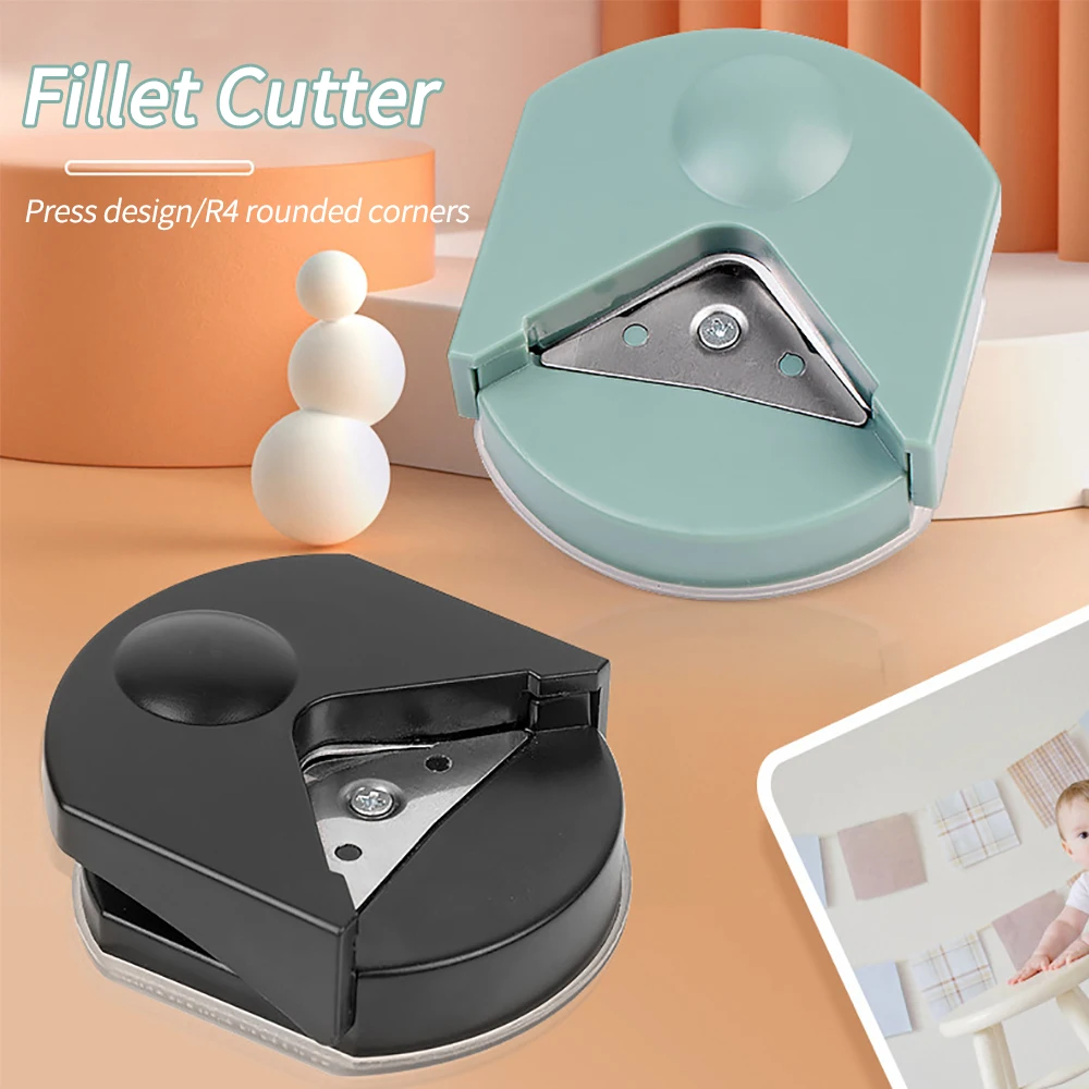 

Mini Rounders Paper Puncher Scrapbooking R4 Corner Trimming For Card Photo Cutting Tools Cortador Papel Corner Trimmer