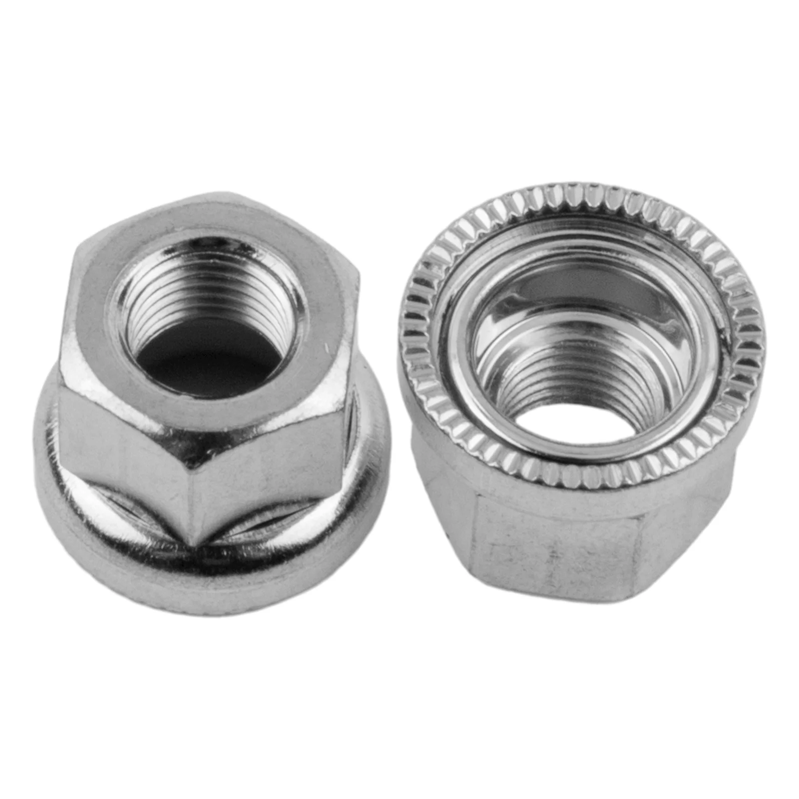 Description Picture 5 of item2PC M9 M10 3/8 Bicycle Hub Nut Screws Rear Axle Nut Flange Front Wheel Screw Anti-skid Front Axle Nut Bicycle Accessories Parts