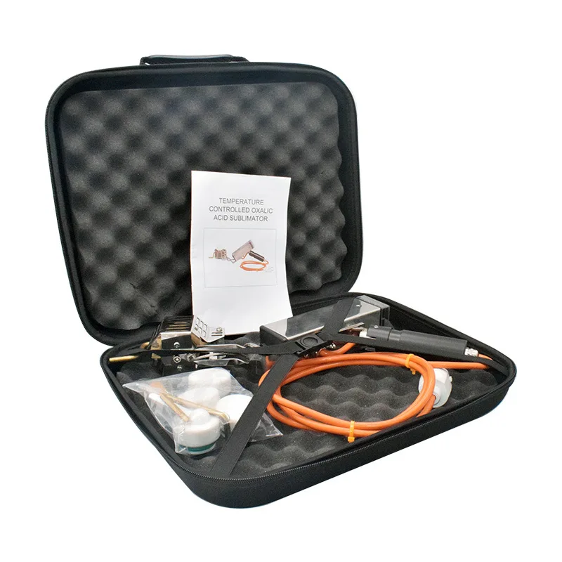 

Hand held oxalic acid atomizer Beehive mite control spray gun with toolbox