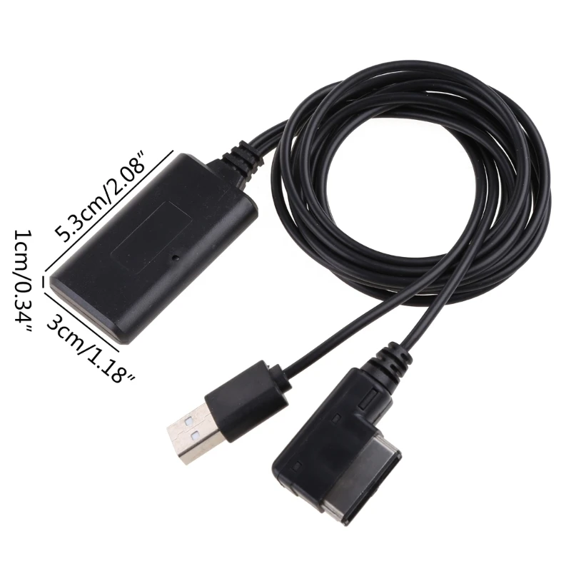 AMI Wireless Bluetooth-compatible 5.0 Receiver 2G Music Adapter Cable for Audi to Phones MP3 Adapter H9EE