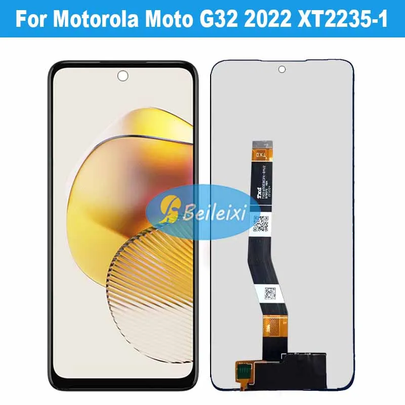 For Motorola Moto G32 XT2235-1 XT2235-2 XT2235-3 LCD Display Touch Screen Digitizer Assembly For Moto G32 2022