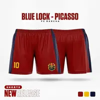 2025 New Fashion Trend Blue Lock Cartoon Anime Cosplay printing Sports shorts Men's Summer Casual Loose Breathable shorts 1