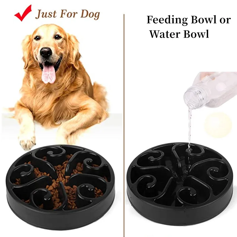 Dog Licking Plate Pet Slow Feeder Puppy Non Slip Puzzle Anti-Gulping Slower  Food Feeding Dishes Dog Bowl for Medium Small Dogs - AliExpress