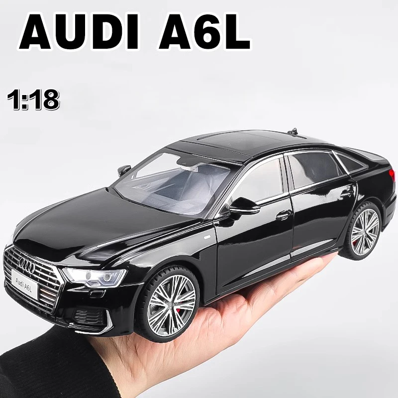 アウディ　A6L 1/18 1/18 Dealer Edition Audi A6 A6L (Black) Diecast Car Model