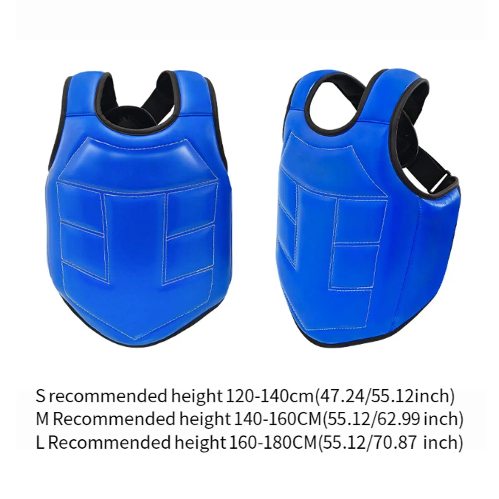 Boxing Chest Guard Equipment Taekwondo Vest Protector for Gym Sports Indoor