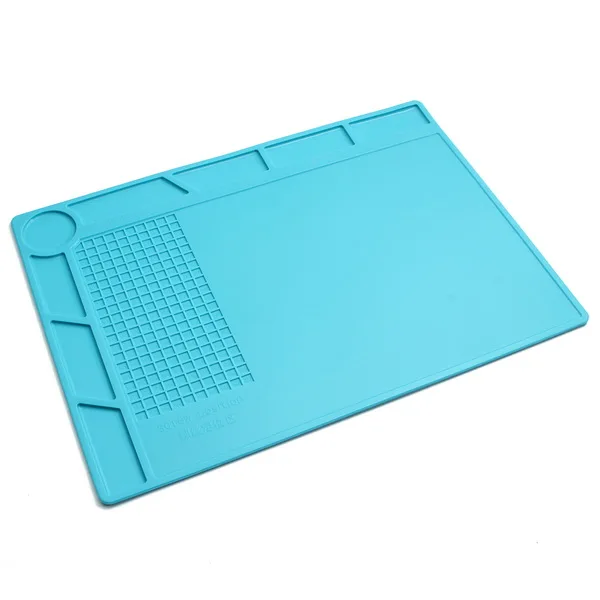 

25x35cm Repair Pad Silicone Motherboard Electronic Equipment Repair Board Multi Component Placement Heat Insulation Pad