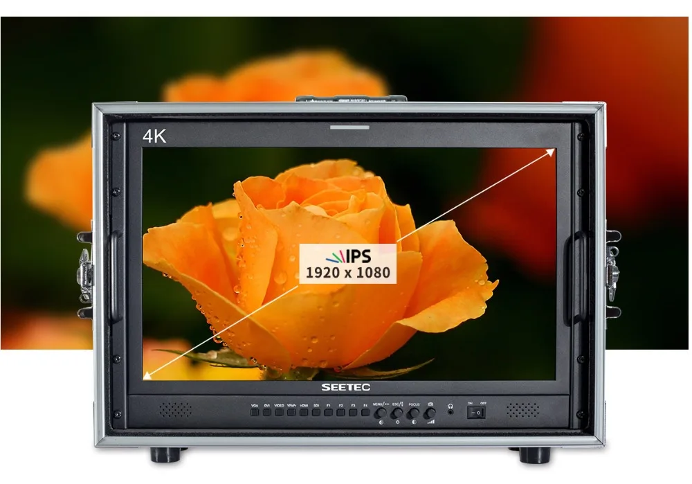 4K215-9HSD-192-CO 21.5 Inch IPS FHD 1920x1080 Carry-on Broadcast Monitor with 3G